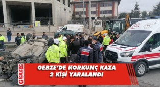 Tırın çarptığı otomobil takla attı, kamyonet bariyere girdi