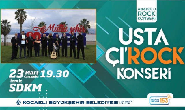 Usta Çı’rock grubu İzmit’e geliyor