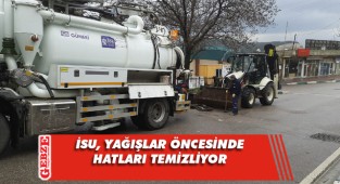 Yağışlara karşı, yağmursuyu hatları temizleniyor