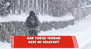 Yeniden kar yağışı gelebilir