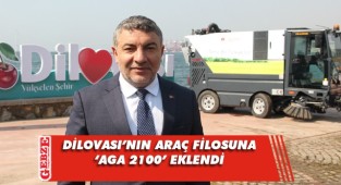 Yerli ve milli yol süpürme aracının 100'üncüsü Dilovası'na