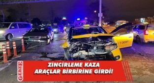 3 araç birbirine girdi: 4 kişi yaralandı