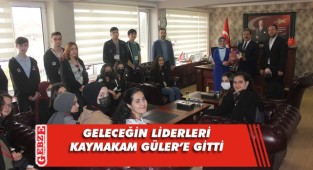 41 Genç'ten Kaymakam Güler'e ziyaret