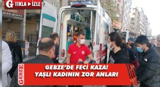 81 yaşındaki kadına araba çarptı