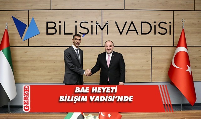 BAE heyeti Bilişim Vadisi’ni ziyaret etti