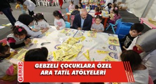 Büyükgöz, Gebzeli minikleri atölyede ziyaret etti