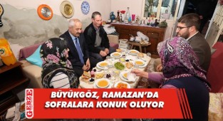 Büyükgöz, Ramazan ziyaretlerini sürdürüyor