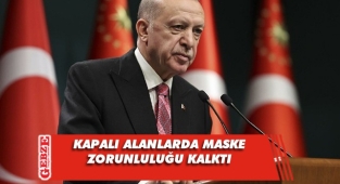 Cumhurbaşkanı Erdoğan'dan maske açıklaması