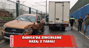 Darıca'da zincirleme trafik kazası
