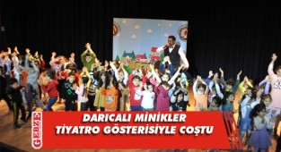 Darıcalı çocuklar tiyatro ile eğlenerek öğreniyor
