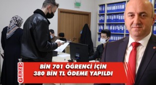 Darıcalı gençlerin sınav ücretleri hesaplara yatıyor