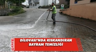 Dilovası Belediyesi bayram temizliğinde zirveye çıktı