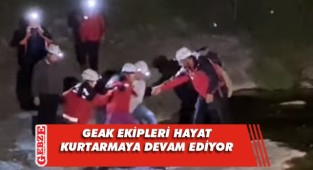 GEAK, mahsur kalan vatandaşları kurtardı