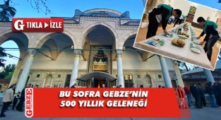 Gebze'de asırlık iftar geleneği yaşatılıyor