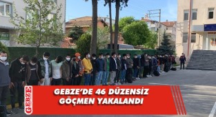Gebze'de iki araç dolusu düzensiz göçmen yakalandı