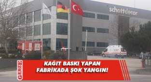 Gebze'de korkutan yangın