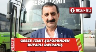 Gebze-İzmit şoförü, fenalaşan kızı hastaneye yetiştirdi