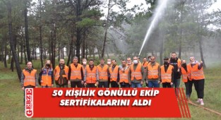 Gönüllü ekip itfaiyeyi rahatlatacak