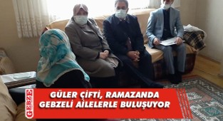 Güler çifti, Ramazan ziyaretlerini aksatmıyor