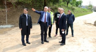 Gündoğdu, Derince ve Körfez’de yatırımları inceledi