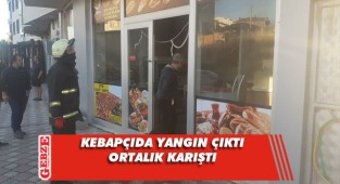 Izgara bacasından yangın çıktı