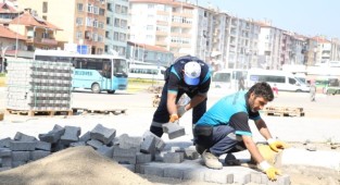Karamürsel Otogarında bayram hazırlığı