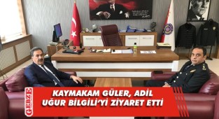 Kaymakam Güler'den Polis Haftası ziyareti