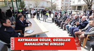 Kaymakam Güler, Gebzelilerle buluştu