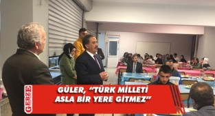 Kaymakam Güler öğrencilerle iftarda buluştu