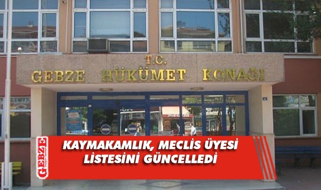 Kaymakamlık, o listeyi güncelledi