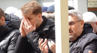 Kerem Aktürkoğlu, cenaze için geldi