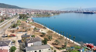Körfez Atalar Sahil Parkı son aşamada