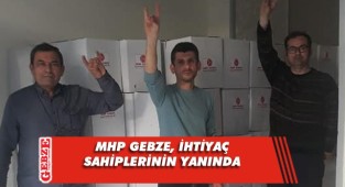 MHP Gebze'den ihtiyaç sahiplerine Ramazan kolisi