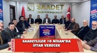 Saadet Gebze’den iftar daveti