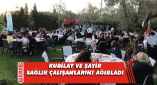 Sağlık çalışanları iftarda bir araya geldi