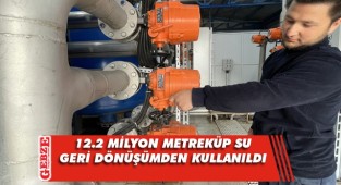 Sanayide kullanılan suyun 3'te 1'i geri dönüştürüldü