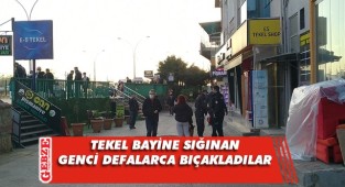 Sığındığı iş yerinde defalarca bıçaklandı