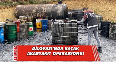 108 bin litre akaryakıt ele geçirildi