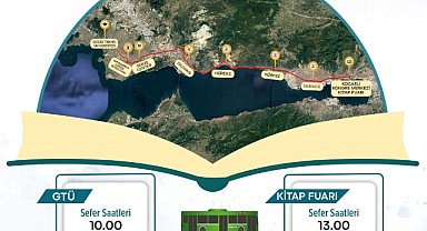 12. Kitap fuarı için 3 ücretsiz ring sefer yapılacak