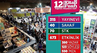 12. Kitap fuarı için heyecan dorukta