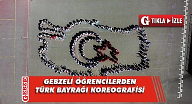 200 lise öğrencisinden anlamlı koreografi