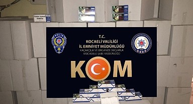 4 milyon 750 bin makaron ele geçirildi