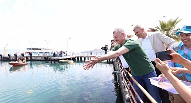 6 bin yavru balık İzmit Körfezi’ne salındı