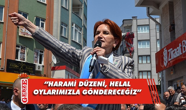 Akşener, Darıca'da vatandaşlara seslendi