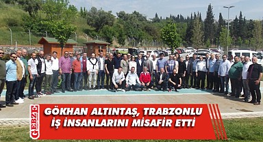 Altıntaş, Trabzonluları kahvaltıda ağırladı