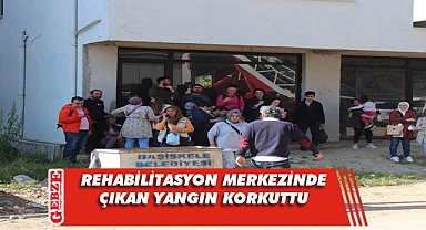 Çatı tadilatı sırasında yangın çıktı