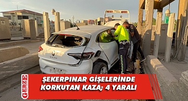 Çayırova'da otomobille minibüs çarpıştı
