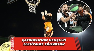 Çayırova'daki festivalde nefes kesen gösteri