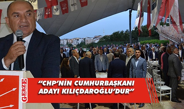CHP Darıca'dan geniş katılımlı dayanışma gecesi