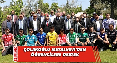 Çolakoğlu Metalurji’den genç sporculara destek